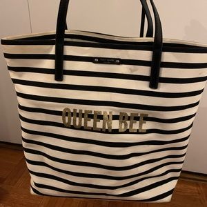 Kate Spade Queen Bee Canvas Tote